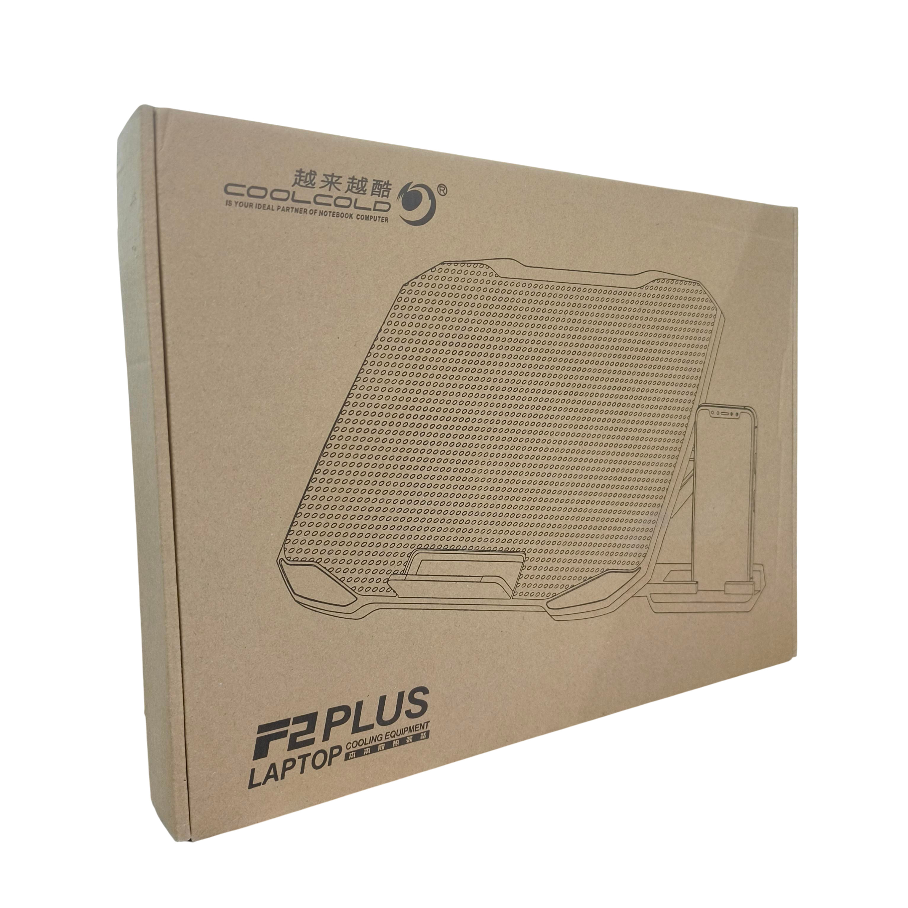 COOLCOLD Cooling Pad Laptop Gaming Kipas Pendingin 3 Fans LED 15.6Inch - F2 Plus Gambar produk COOLCOLD Cooling Pad Laptop Gaming Kipas Pendingin 3 Fans LED 15.6Inch - F2 Plus