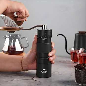 One Two Cups Alat Penggiling Kopi Manual Coffee Grinder 72 Gear - R50