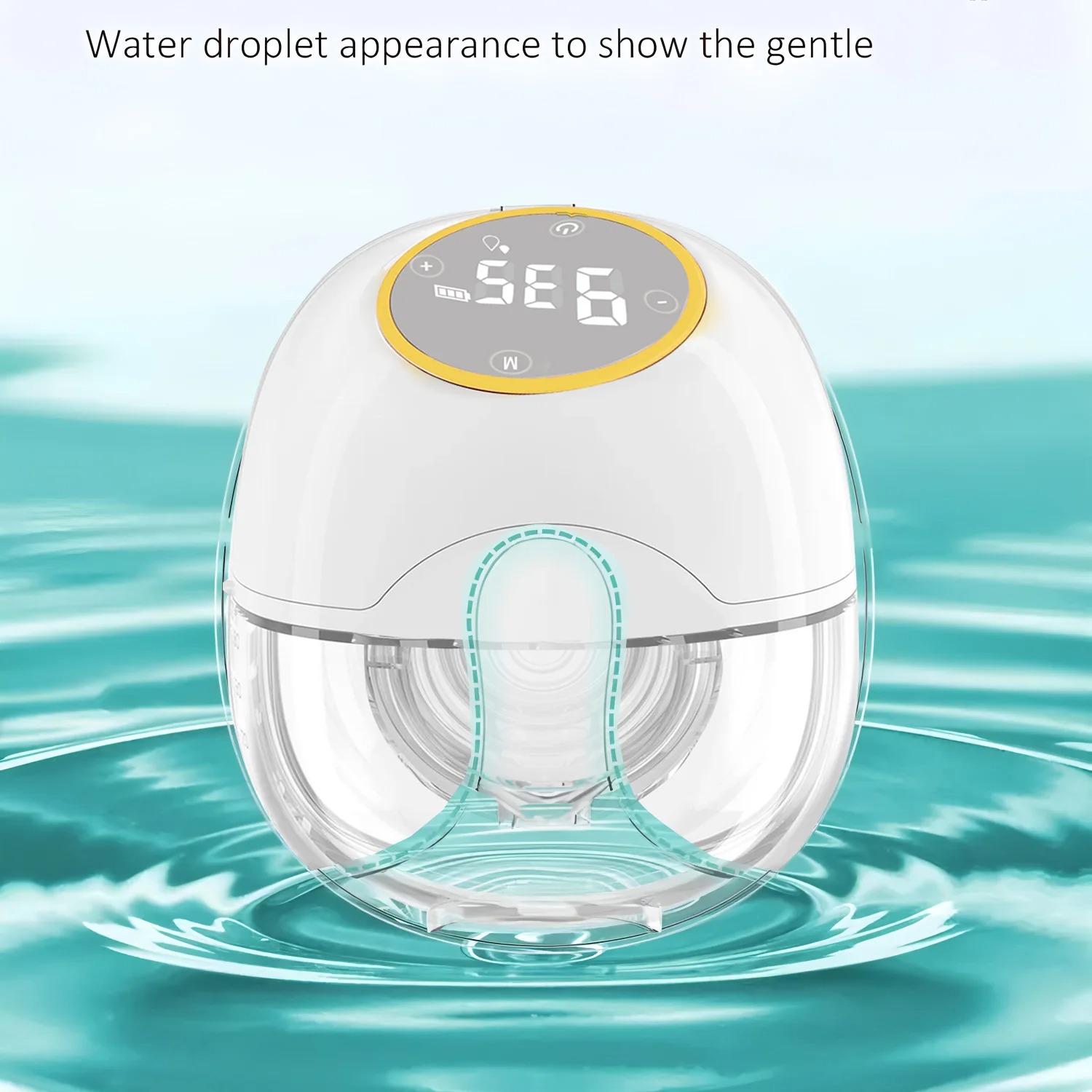 SUCHAN Pompa ASI Bayi Elektrik Wearable Breast Milk Pump 180ml - F1 Gambar produk SUCHAN Pompa ASI Bayi Elektrik Wearable Breast Milk Pump 180ml - F1