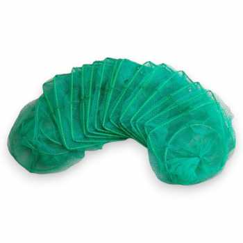 Gambar produk GS Jaring Ikan Kepiting Udang Foldable Double Knot Fishing Net Bait 3M 12 Doors - JOA83Q