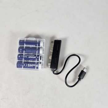 Gambar produk XTAR Baterai Rechargeable AA Lithium USB Type C Port 2450mAh 4 PCS - X4C-V2