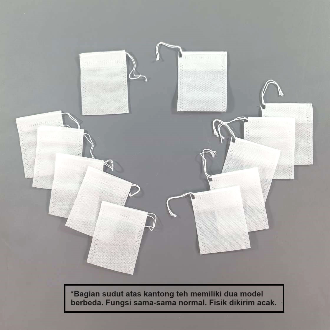One Two Cups Kantong Filter Saringan Teh Tea Bag Disposable 100 PCS 5.5x7cm - M100 Gambar produk One Two Cups Kantong Filter Saringan Teh Tea Bag Disposable 100 PCS 5.5x7cm - M100