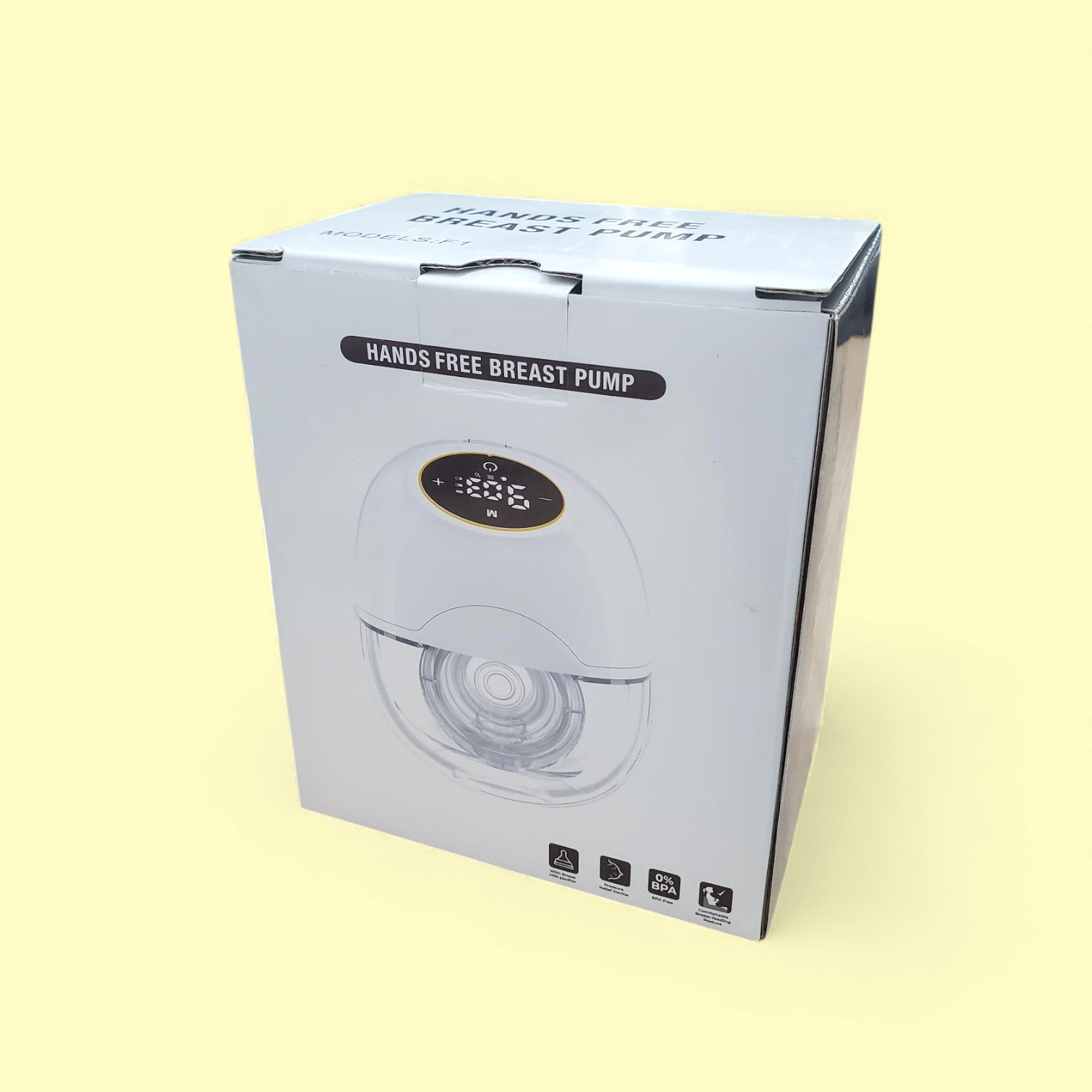 SUCHAN Pompa ASI Bayi Elektrik Wearable Breast Milk Pump 180ml - F1 Gambar produk SUCHAN Pompa ASI Bayi Elektrik Wearable Breast Milk Pump 180ml - F1