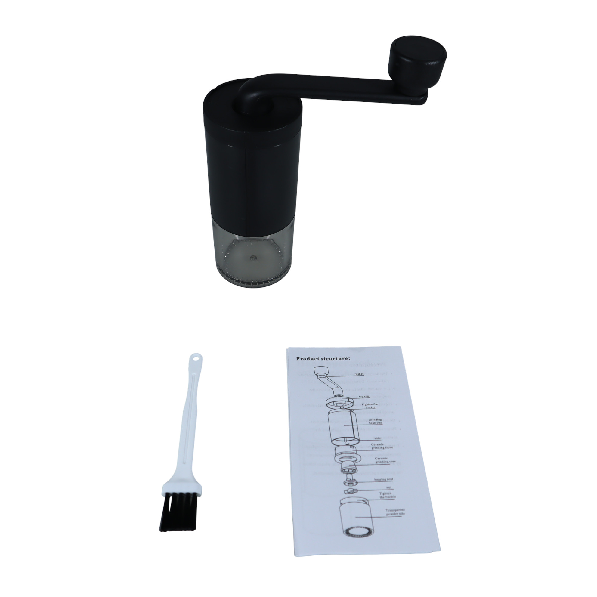 One Two Cups Penggiling Kopi Manual Hand Coffee Grinder Ceramic Burr - SY-002 Gambar produk One Two Cups Penggiling Kopi Manual Hand Coffee Grinder Ceramic Burr - SY-002