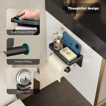 Gambar produk MOSHANG Gantungan Roller Tisu Kamar Mandi Toilet Paper Aluminium - M238