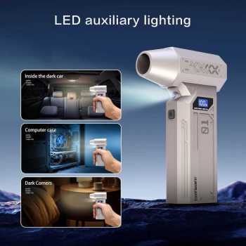 Gambar produk Taffware Air Duster Blower Mini Turbo Jet Fan 120000RPM 5200mAh 184W - Z1