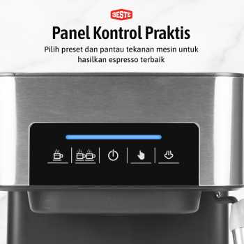 Gambar produk Trieste Mesin Kopi Espresso Coffee Maker Frothing 20 Bar 850W 1.6L - CM6863