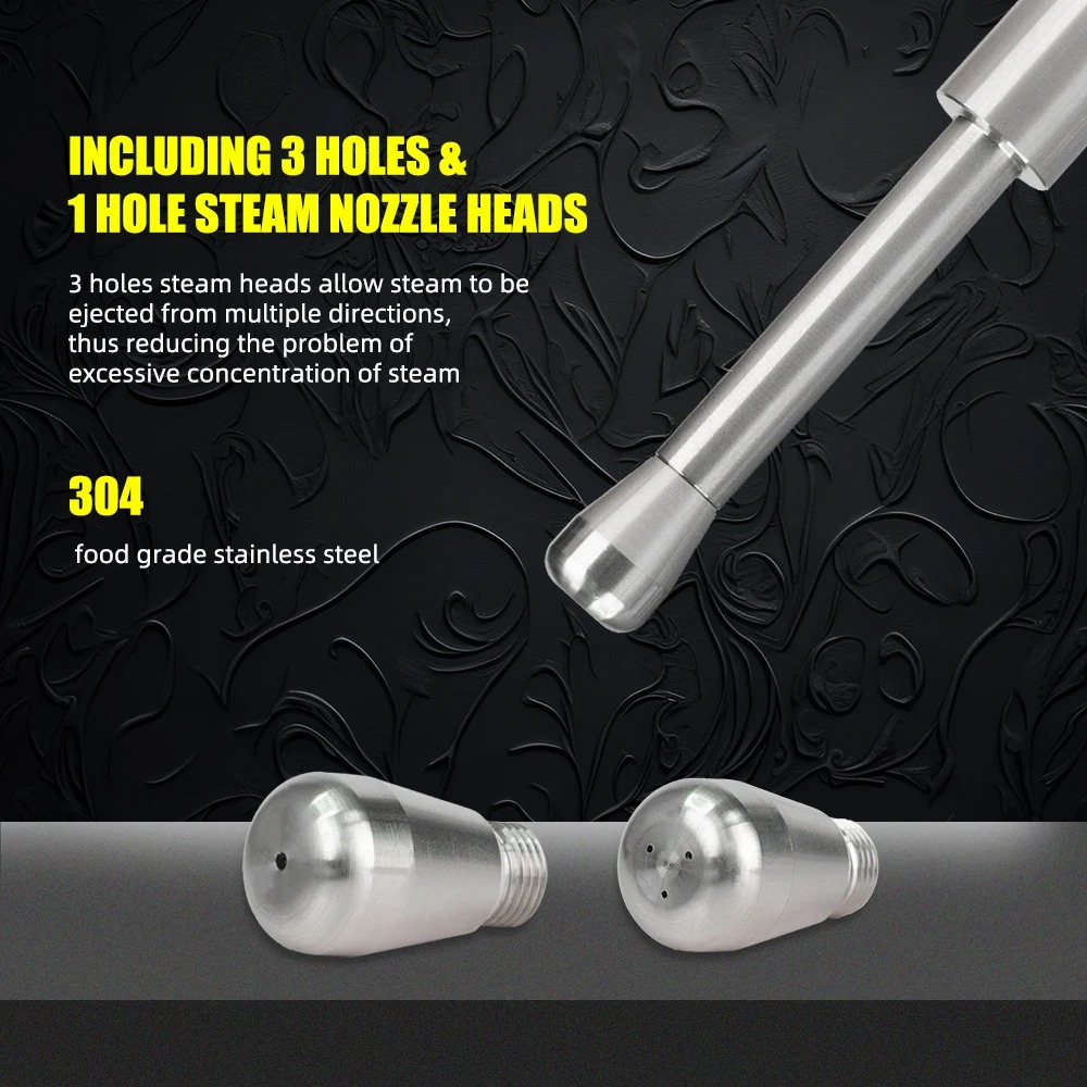 WALFRONT Steam Wand Nozzle Coffee Machine Delonghi EC685 Stainless 304 - WF-34 Gambar produk WALFRONT Steam Wand Nozzle Coffee Machine Delonghi EC685 Stainless 304 - WF-34