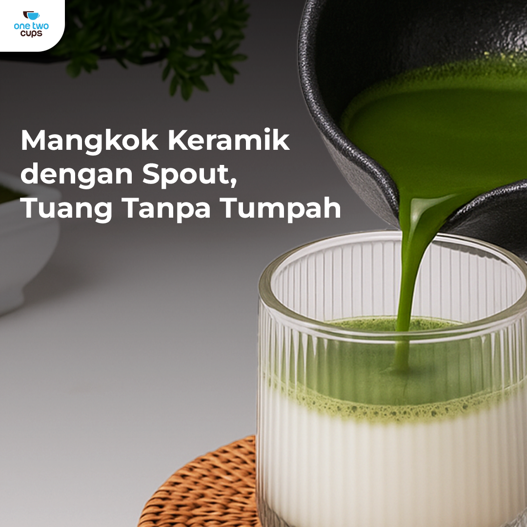 One Two Cups Matcha Set Kit Chawan Chasen Stand Chashaku 4 PCS - N41 Gambar produk One Two Cups Matcha Set Kit Chawan Chasen Stand Chashaku 4 PCS - N41