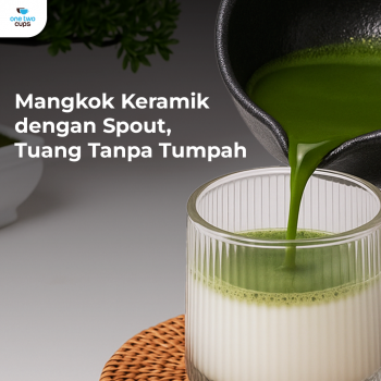 Gambar produk One Two Cups Matcha Set Kit Chawan Chasen Stand Chashaku 4 PCS - N41