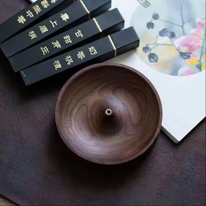 YUANJU Tempat Dupa Kayu Ulin Sandalwood Incense Stick Holder 1 PCS - YJ-L2 Gambar produk YUANJU Tempat Dupa Kayu Ulin Sandalwood Incense Stick Holder 1 PCS - YJ-L2