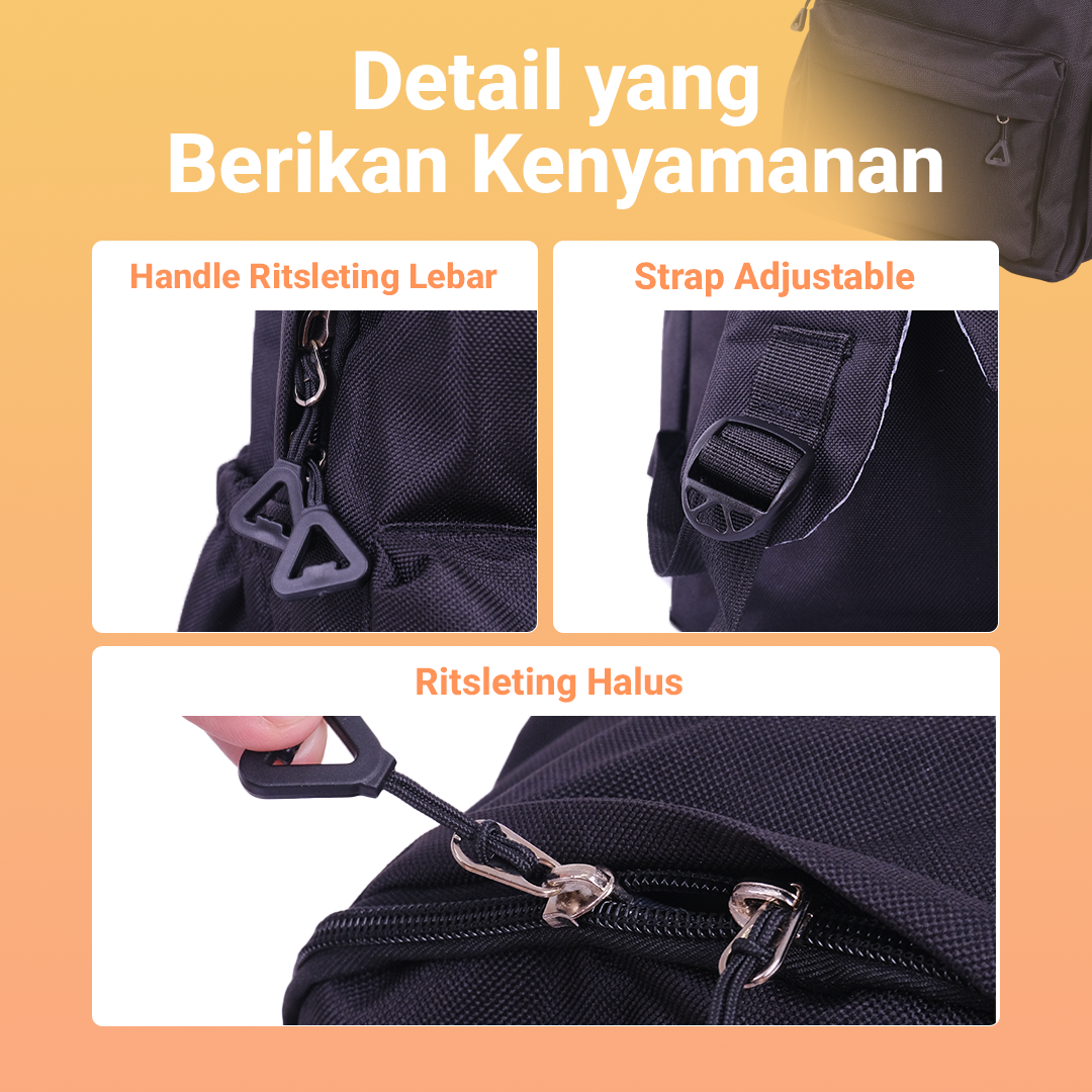 Sonson Tas Ransel Anak Sekolah Casual High School Backpacks - INU143 Gambar produk Sonson Tas Ransel Anak Sekolah Casual High School Backpacks - INU143