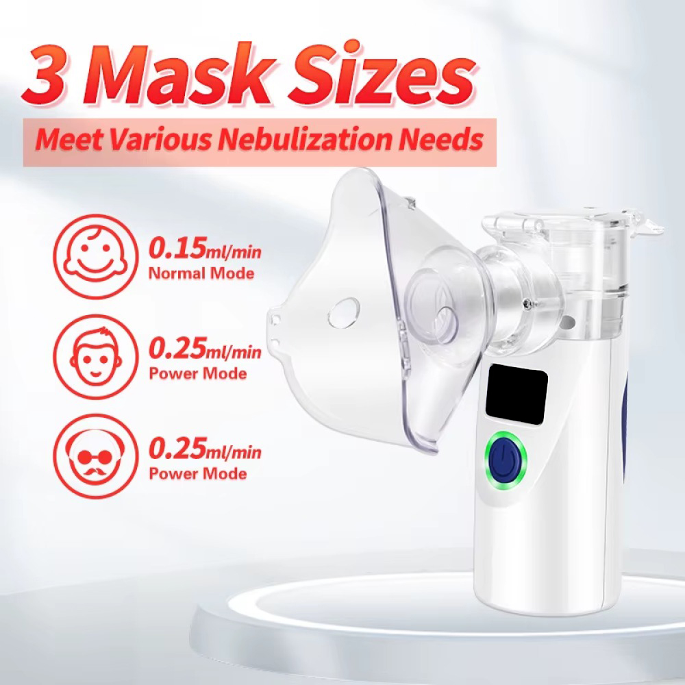Alextrasz Alat Terapi Pernapasan Ultrasonic Nebulizer Portable Inhaler - FLK-W301 Gambar produk Alextrasz Alat Terapi Pernapasan Ultrasonic Nebulizer Portable Inhaler - FLK-W301