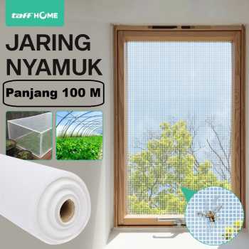 TaffHOME Kasa Nyamuk Jaring Jendela Mosquito Net PP Nano 20 Mesh 100M - JW100