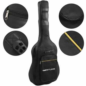 Gambar produk TaffSTUDIO Tas Gitar Oxford Guitar Bag Double Strap 40-41 Inch - XAZ5
