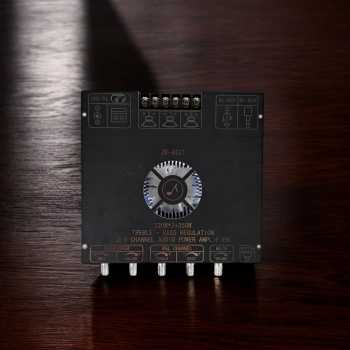 Gambar produk TKXEC Amplifier Board Audio Bluetooth USB 2.1 Channel DIY - ZK-AS21