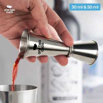 One Two Cups Gelas Ukur Jigger Bartender Double Shot 30ml dan 50ml - MSA10