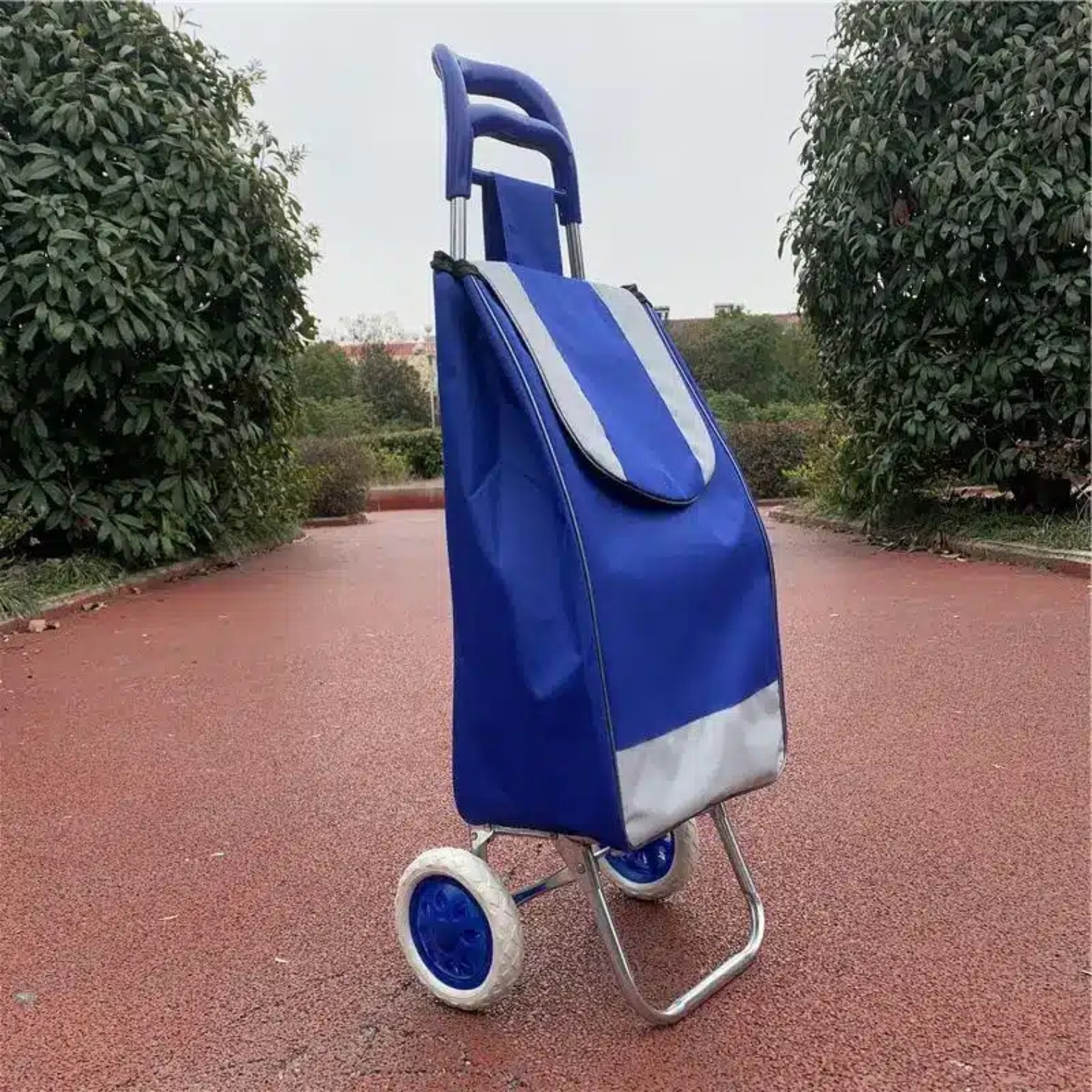 SAKU Troli Belanja Lipat Gocery Cart Luggage Handcraft 35x28x97cm - SK-50 Gambar produk SAKU Troli Belanja Lipat Gocery Cart Luggage Handcraft 35x28x97cm - SK-50