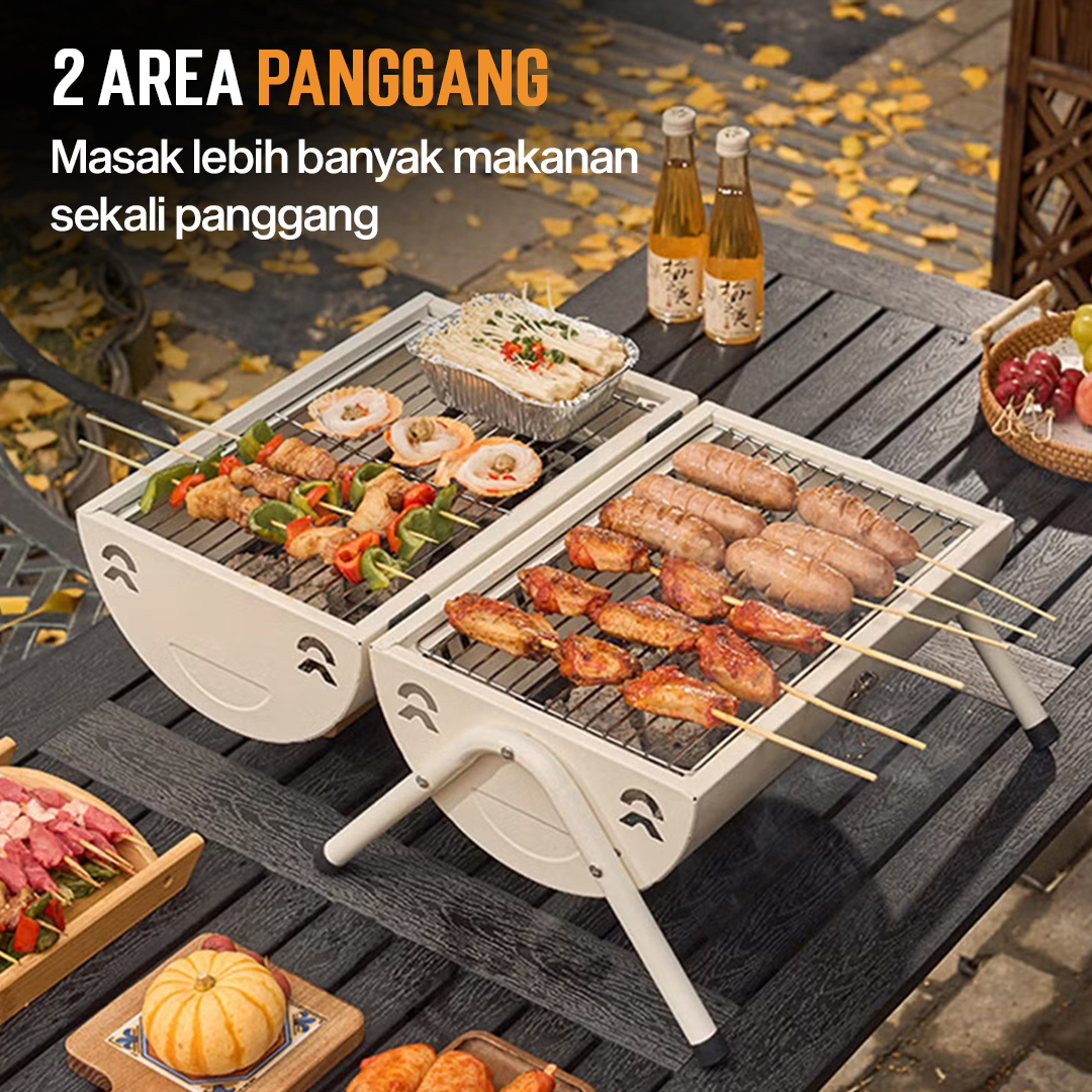 Xbess Alat Panggang Arang Portable BBQ Outdoor Grill Stove - K-707 Gambar produk Xbess Alat Panggang Arang Portable BBQ Outdoor Grill Stove - K-707