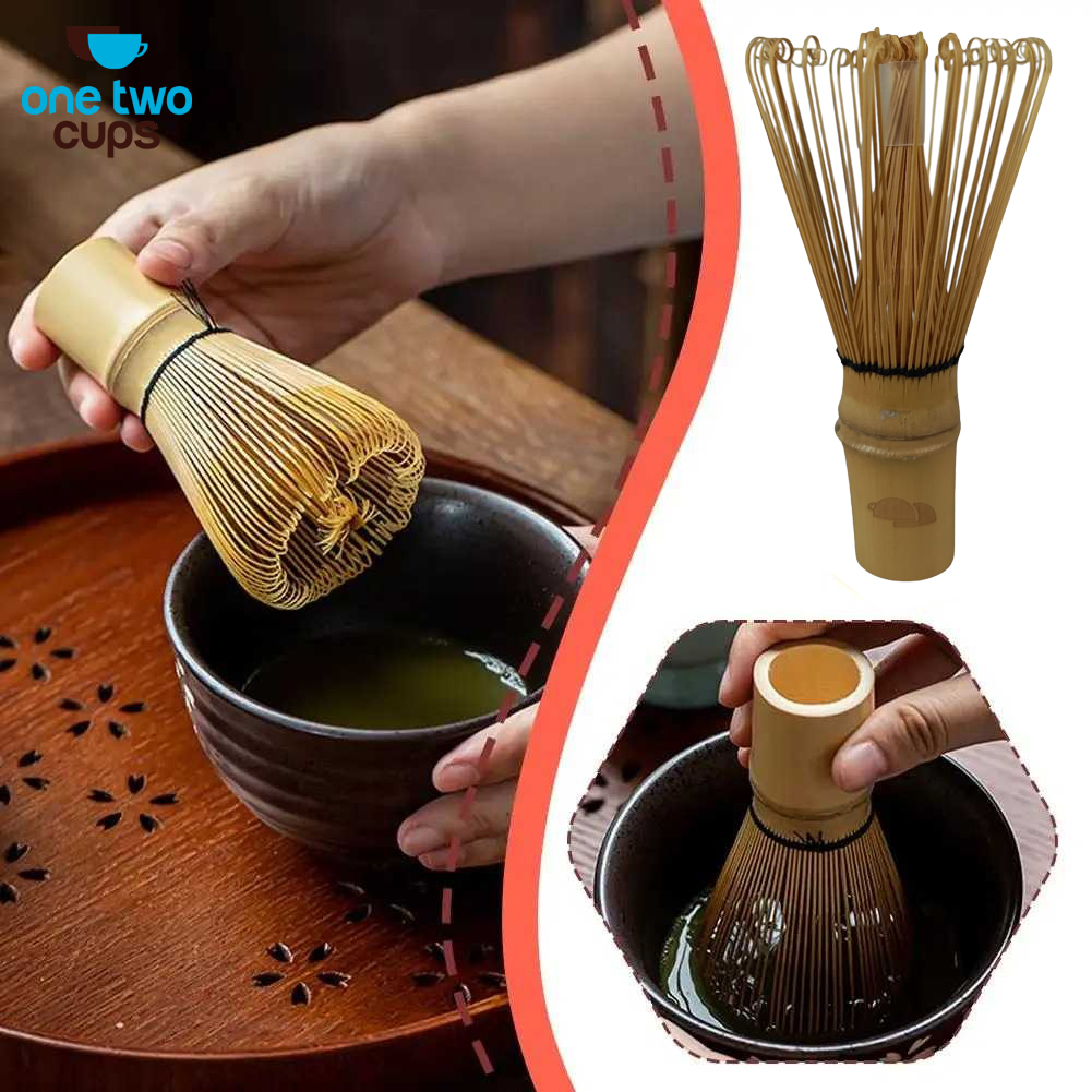 One Two Cups Chasen Bamboo Whisk Matcha Pengaduk Teh Jepang 56 Tangkai - B58 Gambar produk One Two Cups Chasen Bamboo Whisk Matcha Pengaduk Teh Jepang 56 Tangkai - B58