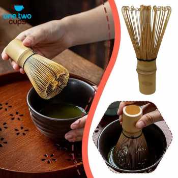 One Two Cups Chasen Bamboo Whisk Matcha Pengaduk Teh Jepang - B58