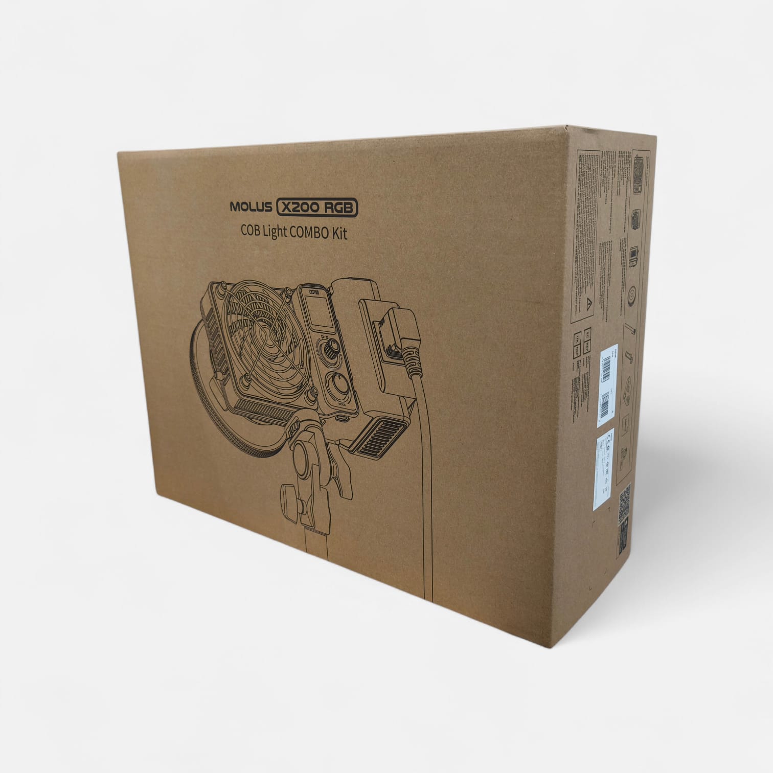 Zhiyun Lampu Studio Fotografi LED RGBW 15 Mode Bowens Mount 200W - X200 Gambar produk Zhiyun Lampu Studio Fotografi LED RGBW 15 Mode Bowens Mount 200W - X200