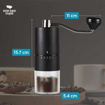 Gambar produk One Two Cups Alat Penggiling Kopi Manual Coffee Grinder Adjustable - G5