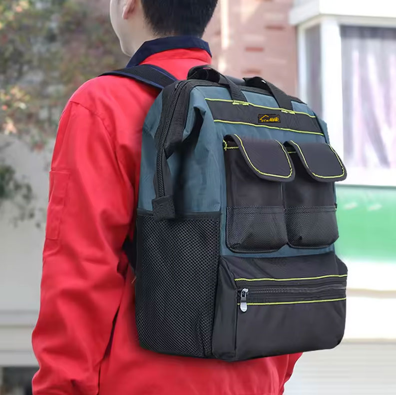 NUIJIA Tas Perkakas Tukang Mekanik Storage Tool Backpack 31x20x43cm - ISY03 Gambar produk NUIJIA Tas Perkakas Tukang Mekanik Storage Tool Backpack 31x20x43cm - ISY03