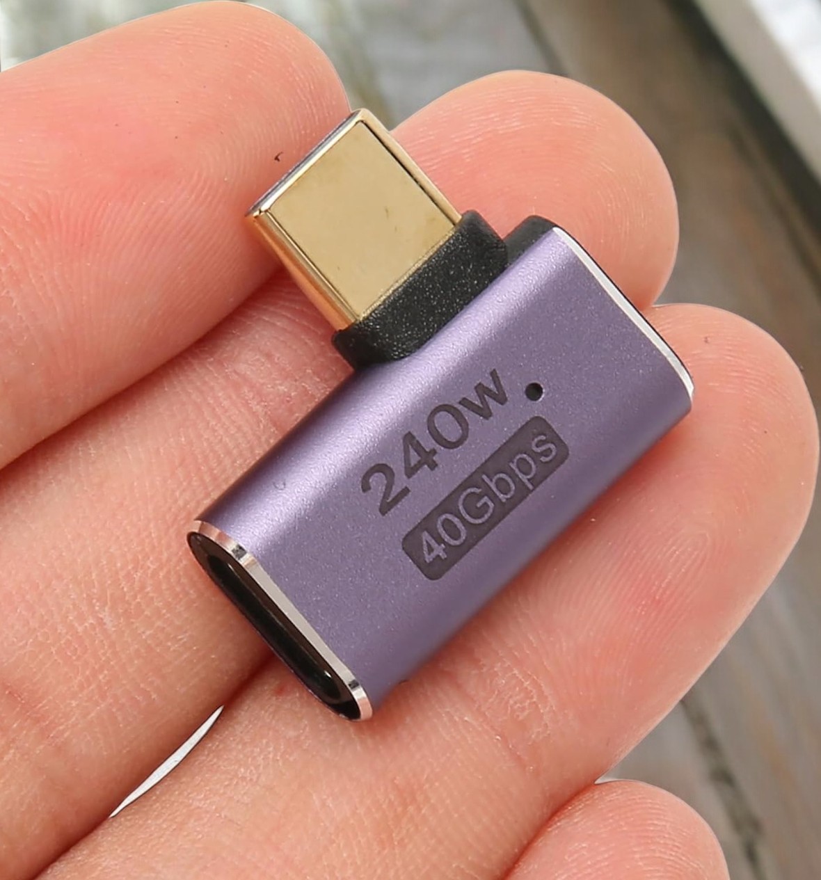 Gambar produk SHIWANA OTG USB Type C 4.0 Female to Male Adaptor 40Gbps 240W - SH-41