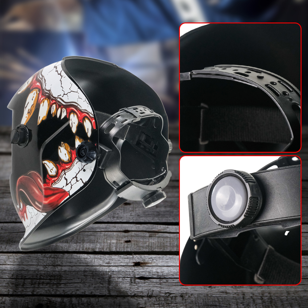 TaffGUARD Helm Las Otomatis Auto Darkening Welding Helmet - HW-012 Gambar produk TaffGUARD Helm Las Otomatis Auto Darkening Welding Helmet - HW-012