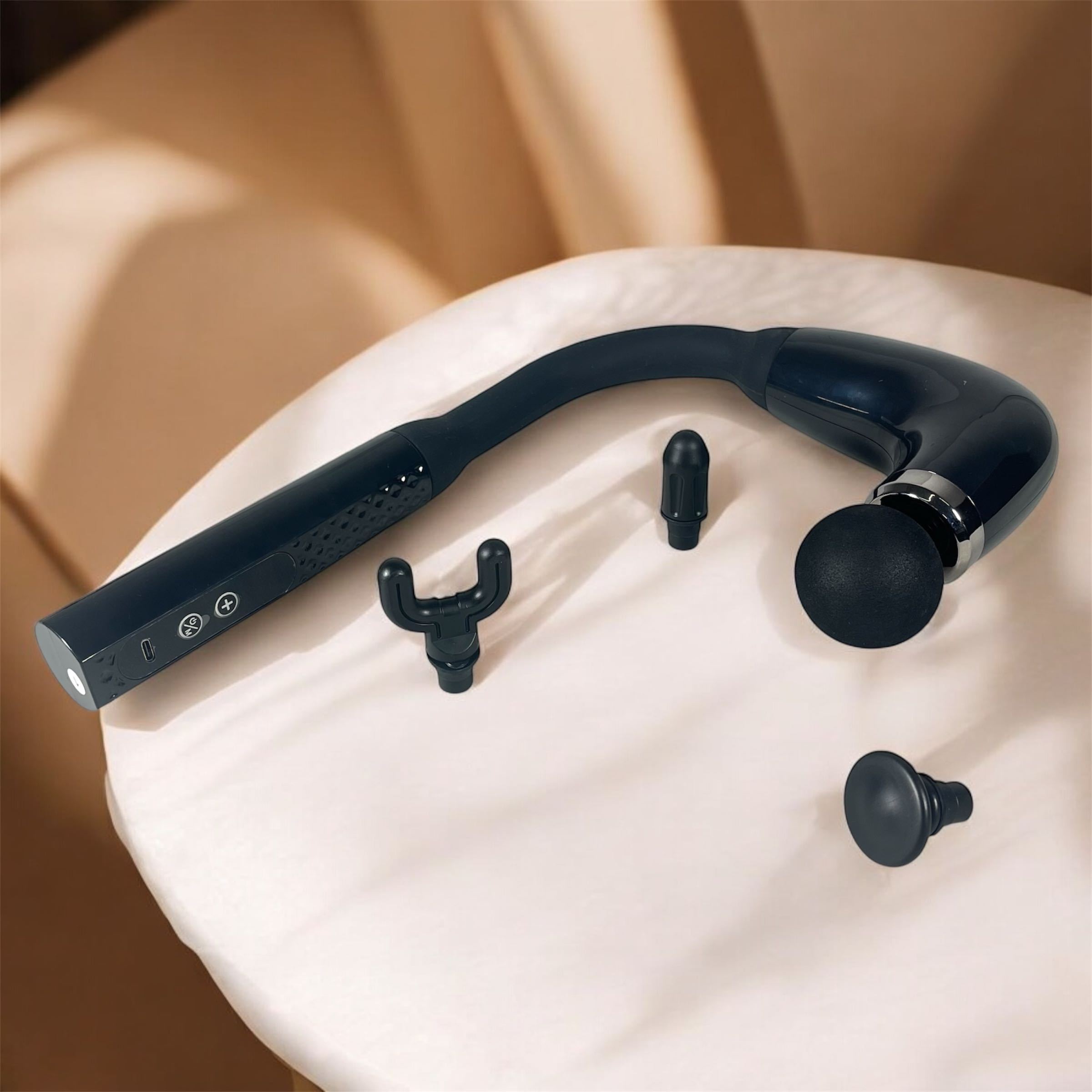 PASSCOOL Alat Pijat Elektrik Punggung Tangan Massage Muscle Gun Handle - PL09 Gambar produk PASSCOOL Alat Pijat Elektrik Punggung Tangan Massage Muscle Gun Handle - PL09