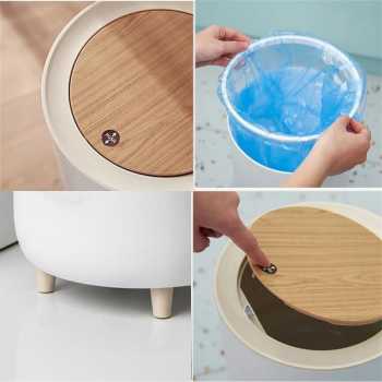 Gambar produk ZHEJIANG Tempat Sampah Fashion Trash Bin High Pressing Type Size S - TG391