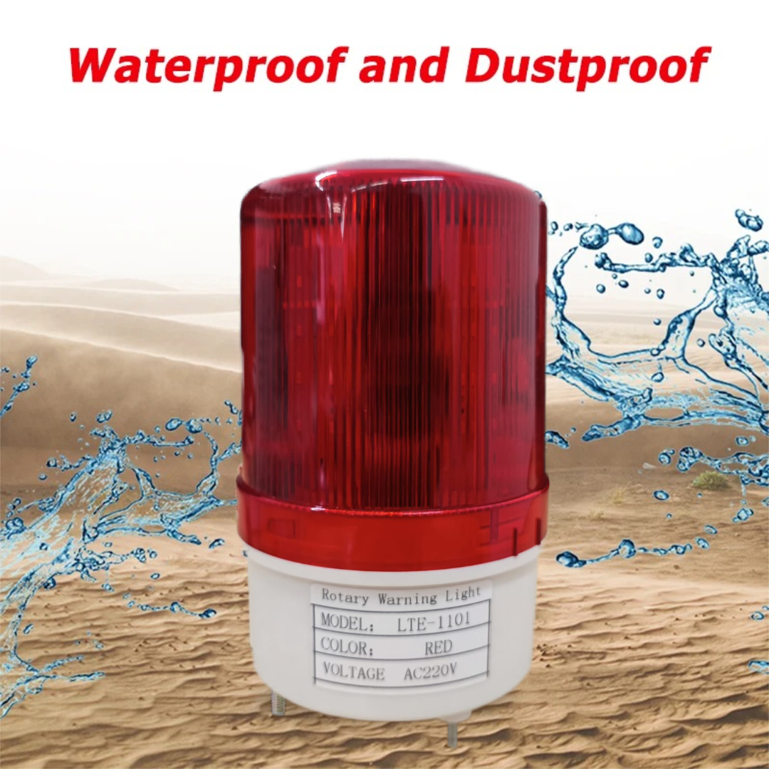 Gambar produk NANYI Warning Light Rotary Lamp LED Alarm Waterproof 220V 10W Silent - LTE-1101/1101J