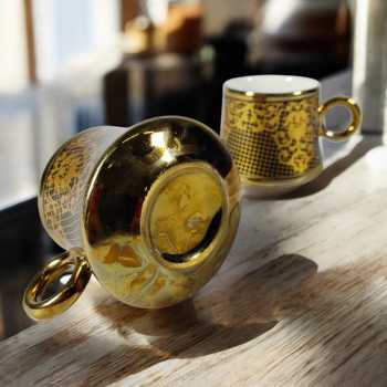 Gambar produk SF Set Cangkir Kopi Keramik 6in1 Turkish Style Tea Coffee Cup 100ml - SF11