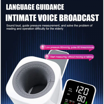 Gambar produk TOPU Tensimeter Digital Pengukur Tekanan Darah Monitor English Voice - XY11-H