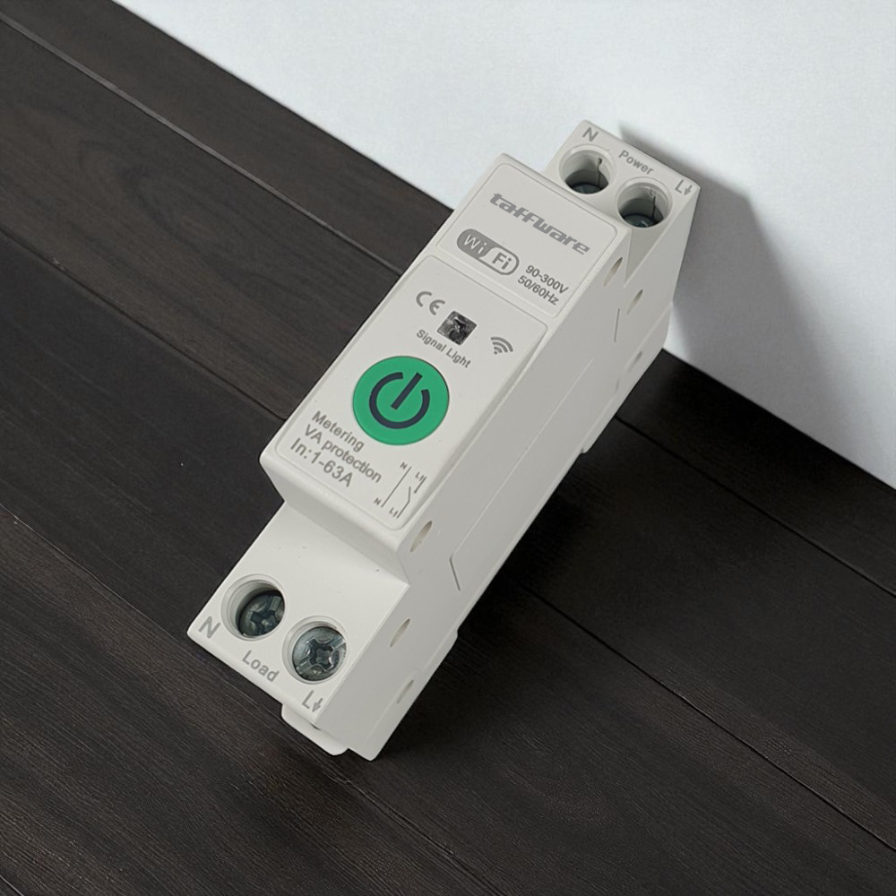 Gambar produk Taffware Programmable Tuya Smart Timer Switch Relay WiFi 300V/63A - STY-M