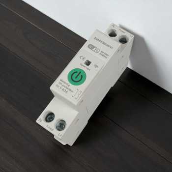 Gambar produk Taffware Programmable Tuya Smart Timer Switch Relay WiFi 300V/63A - STY-M