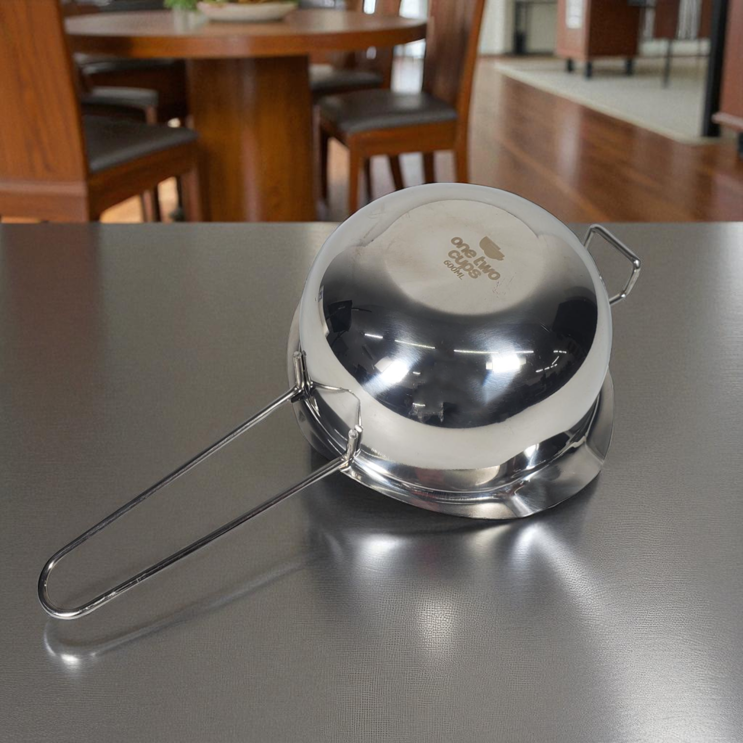 One Two Cups Panci Leleh Cokelat Chocolate Melting Pot Stainless Steel 600ml - JS22 Gambar produk One Two Cups Panci Leleh Cokelat Chocolate Melting Pot Stainless Steel 600ml - JS22