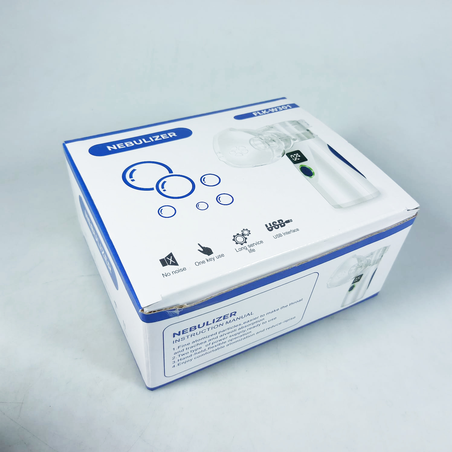 Alextrasz Alat Terapi Pernapasan Ultrasonic Nebulizer Portable Inhaler - FLK-W301 Gambar produk Alextrasz Alat Terapi Pernapasan Ultrasonic Nebulizer Portable Inhaler - FLK-W301