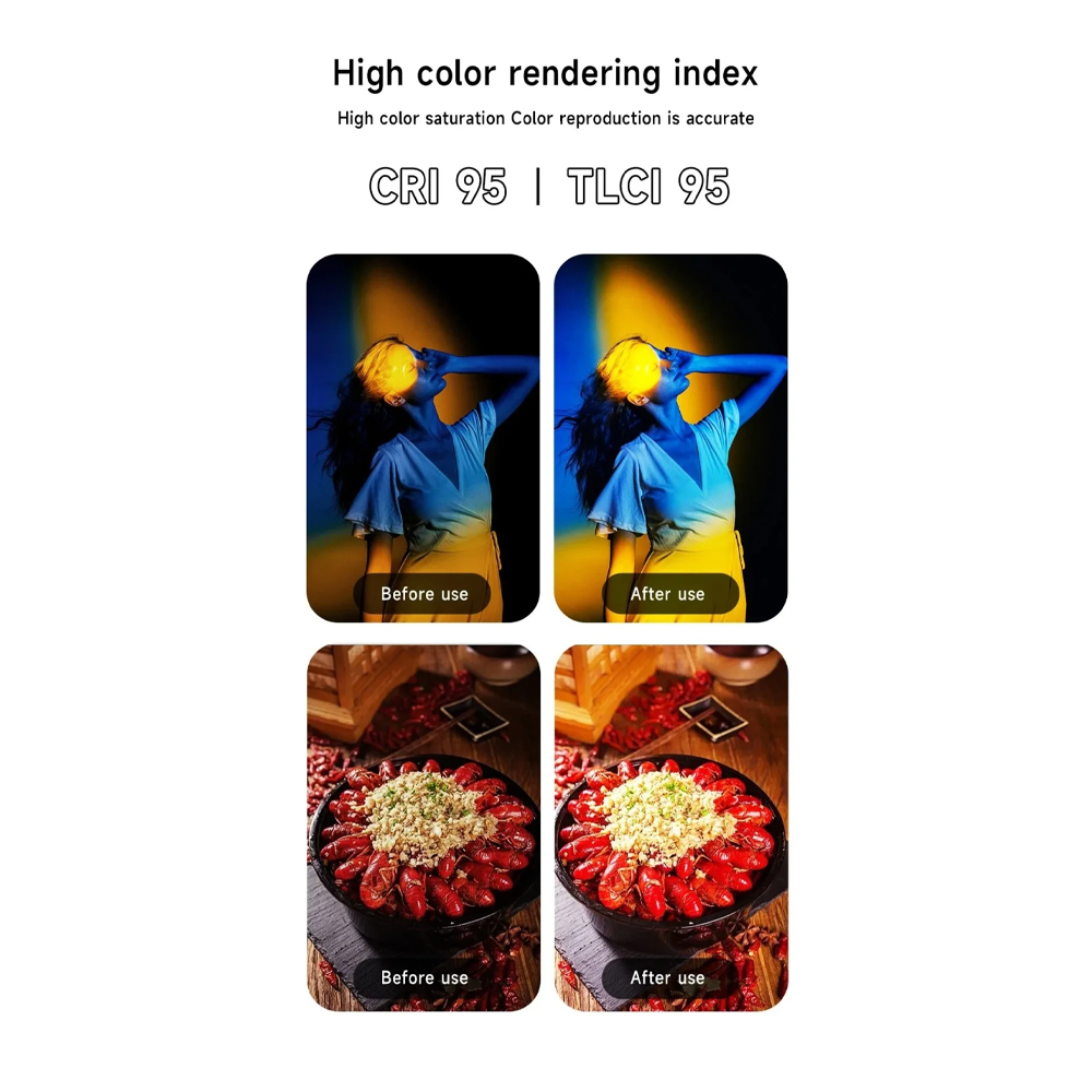 Camnoon Lampu Fill Light LED Stick Magnet RGBW 2700-7500K 2000mAh 8.8W - RL-30SL Gambar produk Camnoon Lampu Fill Light LED Stick Magnet RGBW 2700-7500K 2000mAh 8.8W - RL-30SL