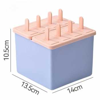 Gambar produk FUNDA Cetakan Es Krim 8 Grid Ice Cream Mold with Reusable Sticks - JS250