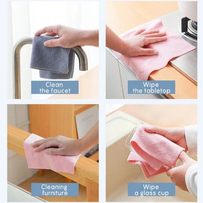 VIELENT Kain Lap Microfiber High Absorbs Quick Dry Roll 20 Sheet - W-24P Gambar produk VIELENT Kain Lap Microfiber High Absorbs Quick Dry Roll 20 Sheet - W-24P