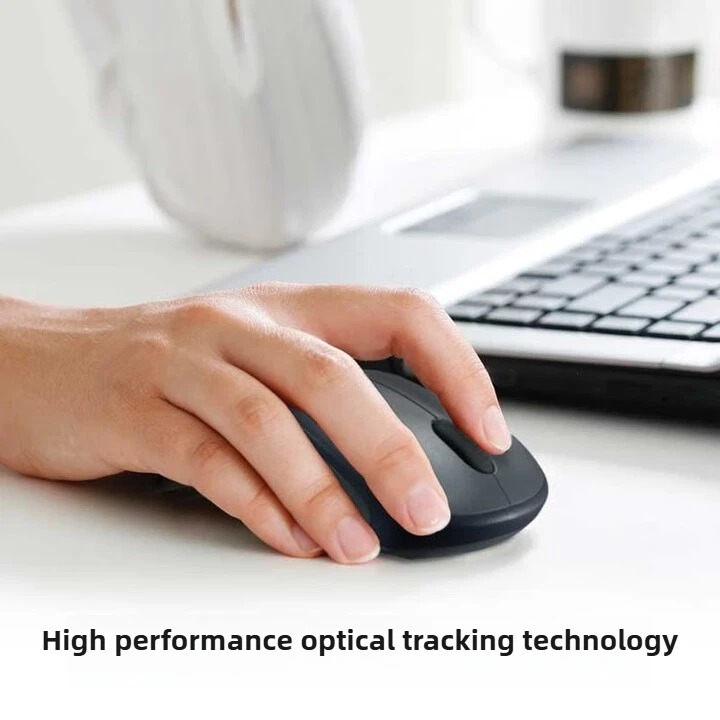 Logitech Mouse Wireless Comfortable Feel 2.4GHz 1000 DPI - M235 Gambar produk Logitech Mouse Wireless Comfortable Feel 2.4GHz 1000 DPI - M235