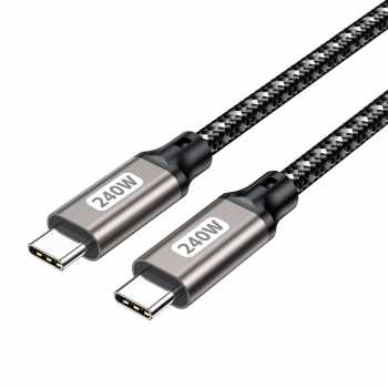 Gambar produk BYTE Kabel Data Type C to Type C Fast Charging PD 240W 1.5M - BY-24