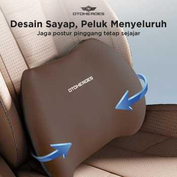 Gambar produk OTOHEROES Bantal Punggung Jok Mobil Memory Foam Lumbar Support - AW-40