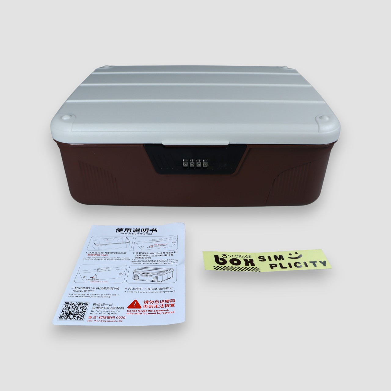 TEDEY Kotak Brankas Safety Box Portable Password M - 8875 Gambar produk TEDEY Kotak Brankas Safety Box Portable Password M - 8875