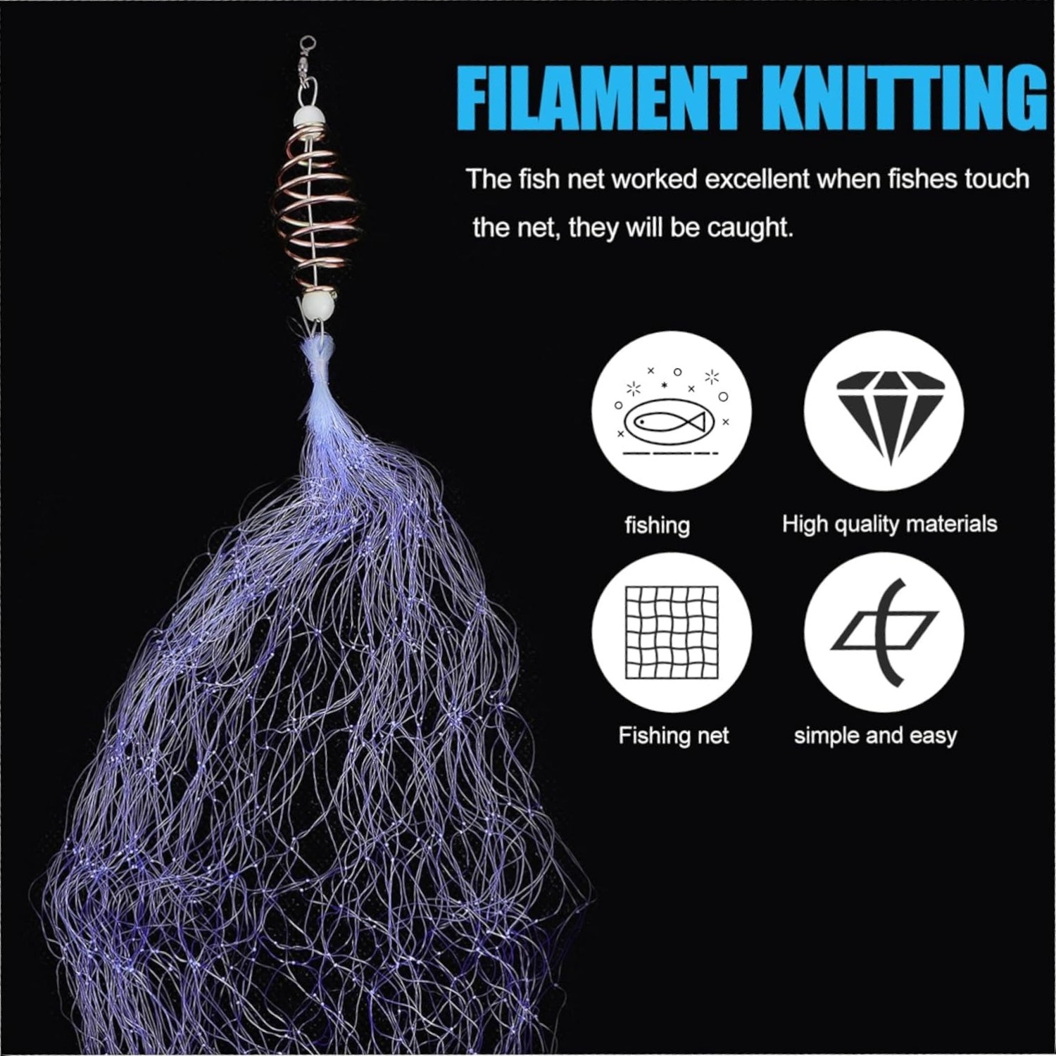 BOM NET Jaring Pancing Umpan Ikan Fishing Net Trap Cage Tackle Size 6 - 3918 Gambar produk BOM NET Jaring Pancing Umpan Ikan Fishing Net Trap Cage Tackle Size 6 - 3918