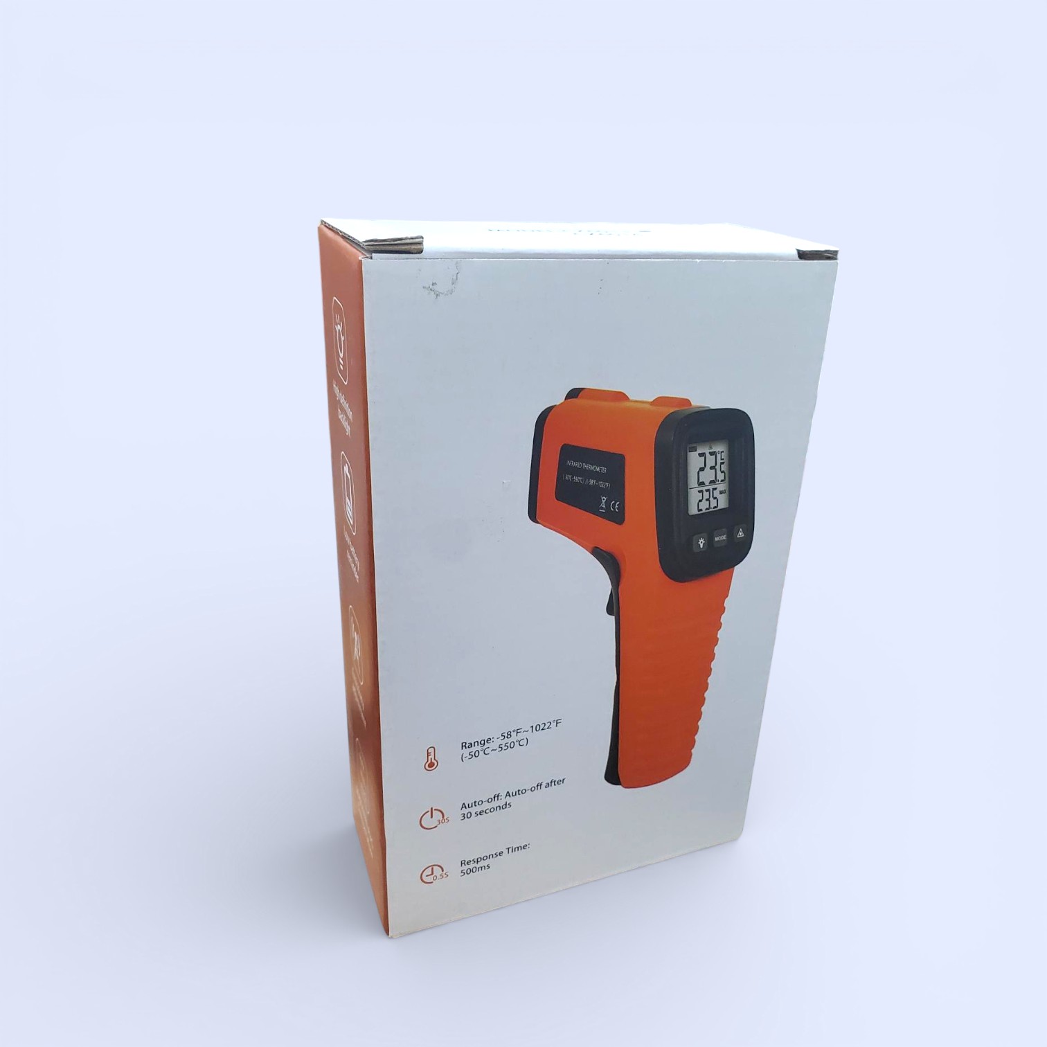 Gambar produk Anseny Termometer Industrial Digital Thermogun Infrared Dual Color LCD - CX6014