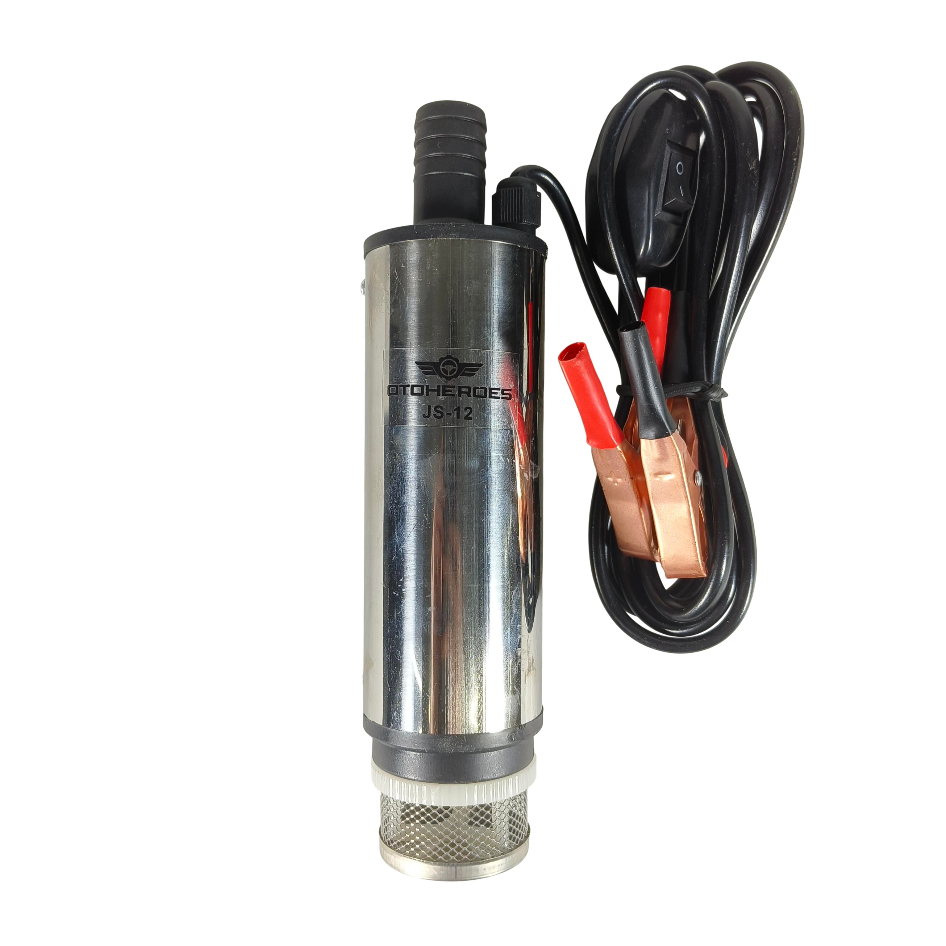 OTOHEROES Pompa Sedot Bensin Oli Mobil Transfer Pump 51mm 12V 32L/m - JS-12 Gambar produk OTOHEROES Pompa Sedot Bensin Oli Mobil Transfer Pump 51mm 12V 32L/m - JS-12