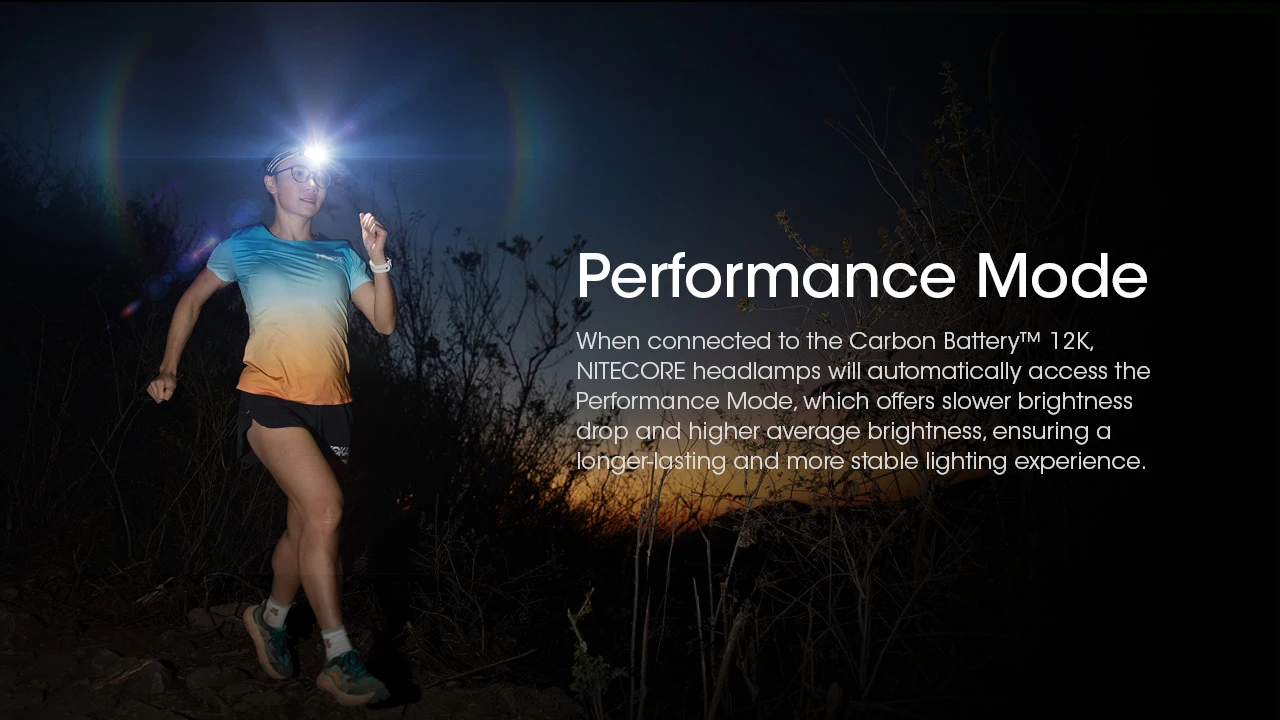 Gambar produk NITECORE Carbon Battery 12K Kit Baterai Headlamp NU45 NU54 12000mAh - CB12K